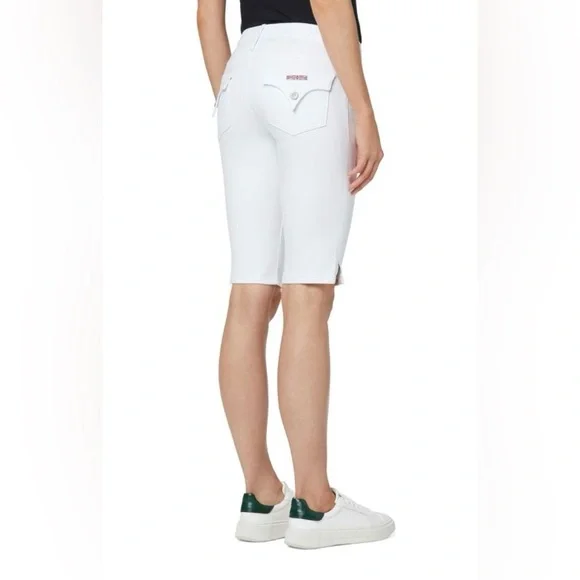 HUDSON Viceroy Knee Denim White Shorts size 28 - Picture 4 of 9